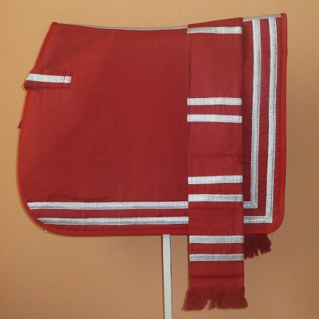 SET MANTILLA ALTA ESCUELA Y MANTA ESTRIBERA