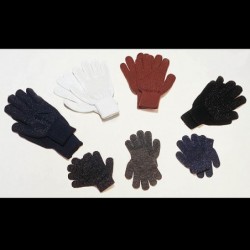 GUANTES DE NYLON CON PICOS DE GOMA XS AZUL
