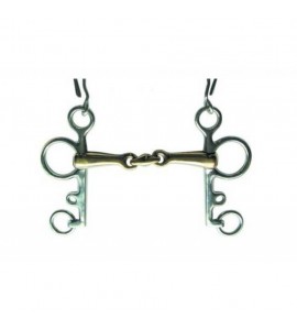 Bocado pelham de plata alemana, 16 mm