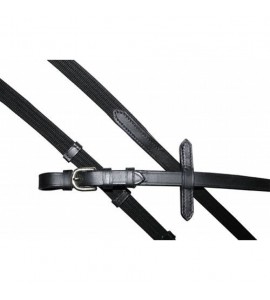 Riendas de lona con cuero