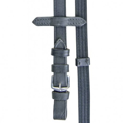 Riendas de lona con cuero