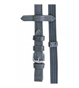 Riendas de lona con cuero