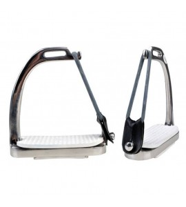 Estribos de seguridad de acero inoxidable por par