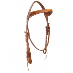 CABEZADA BRAD REN'S CON DECORACIÓN FLORAL