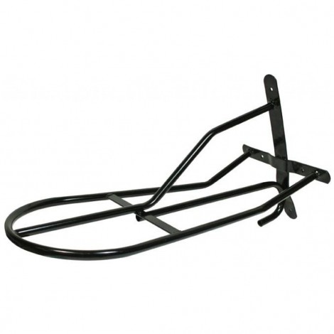 Soporte silla de metal, para pared, negro