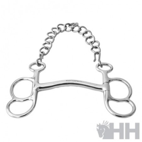 Bocado Sefton barcelona 2 anillas con embocadura arco