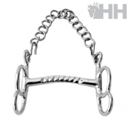 Bocado Sefton barcelona 2 anillas con embocadura arco