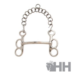 Bocado Sefton barcelona 2 anillas con embocadura recta