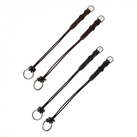 Carrillera Lexhis green filete elevador cuero/fibra (Par)