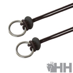 Carrillera Lexhis green filete elevador cuero/fibra (Par) 2