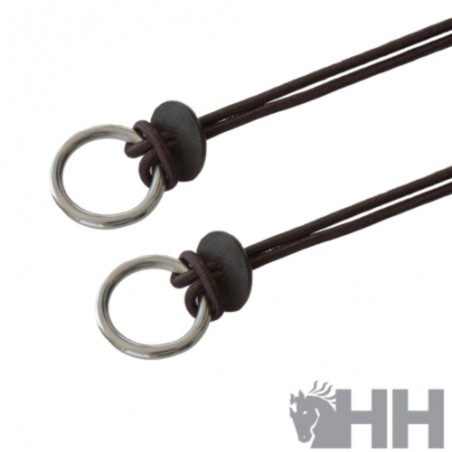 Carrillera Lexhis green filete elevador cuero/fibra (Par)