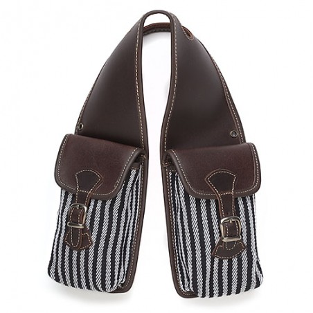 Alforjas HH lona para perilla de silla vaquera