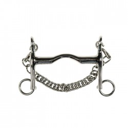 Bocado doma inoxidable, 16 mm, 5 cm