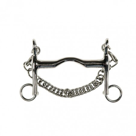 Bocado doma inoxidable, 16 mm, 5 cm