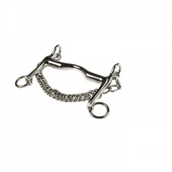 Bocado doma inoxidable, 16 mm, 5 cm 2