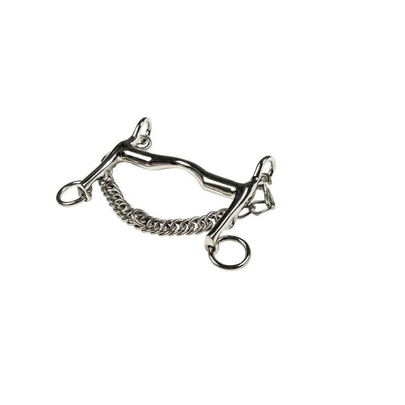 Bocado doma inoxidable, 16 mm, 5 cm