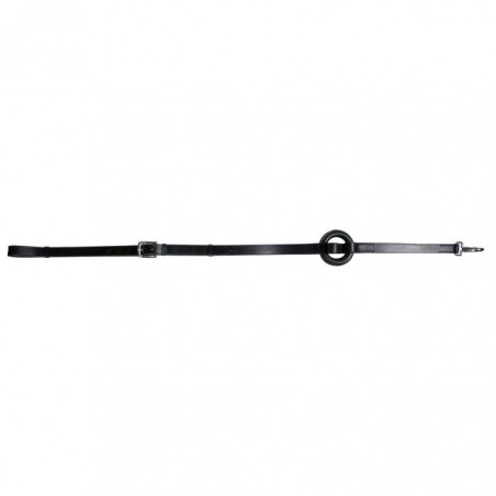 Riendas con parte elástica de cuero especial