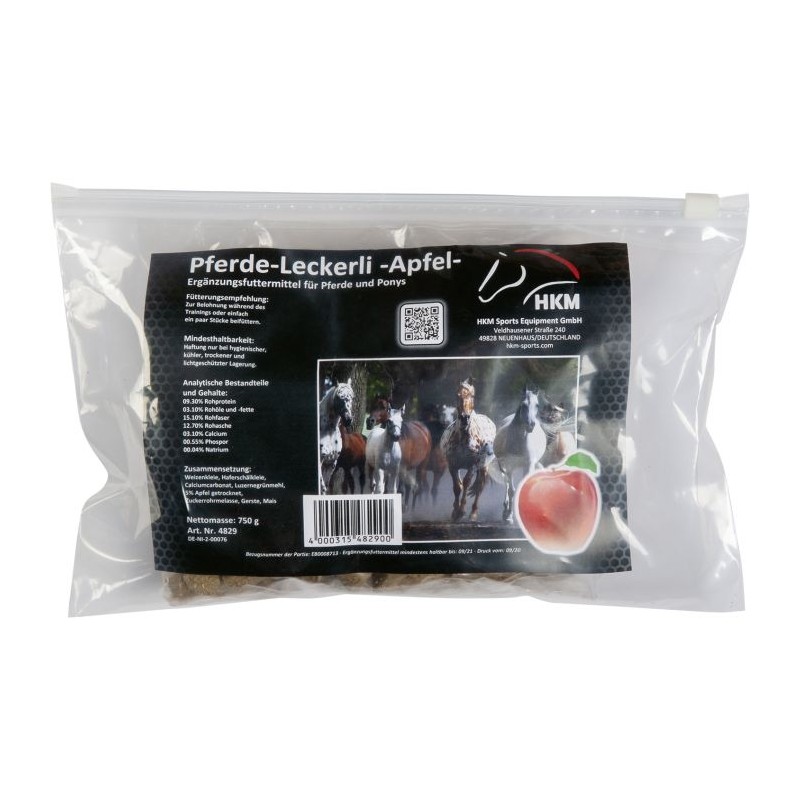 Golosinas para caballos, manzana, 750 g