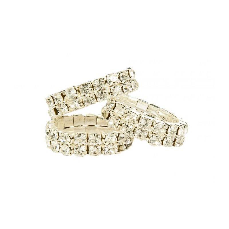 Gomas para crines -Crystal- 5 Unidades