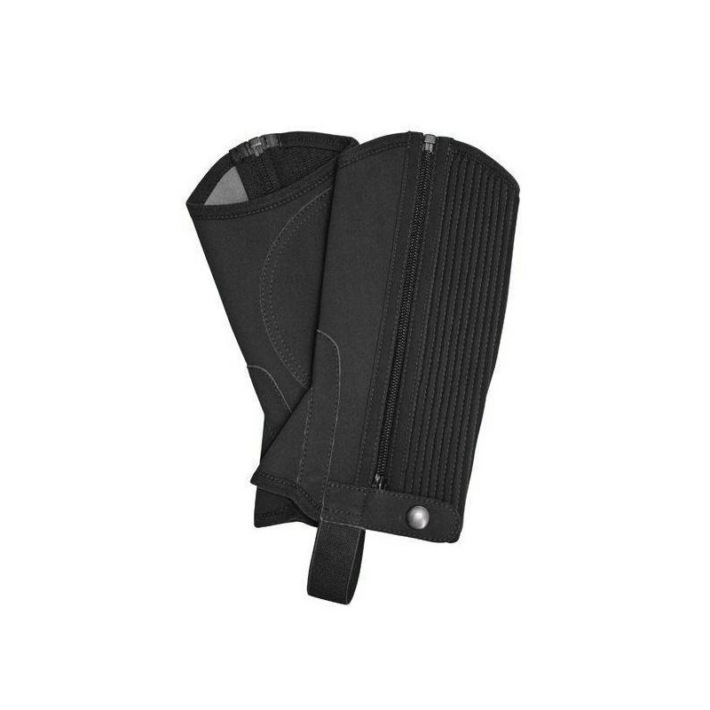 Polainas de cuero artificial con parte elástico