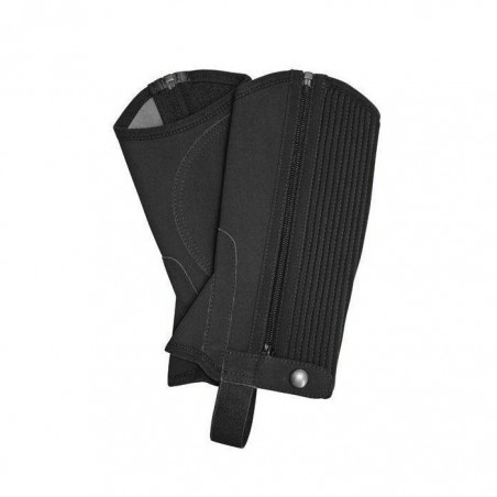 Polainas de cuero artificial con parte elástico