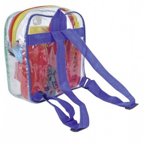 Mochila kit de limpieza -multicolor- para niños