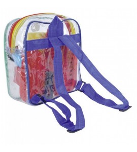 Mochila kit de limpieza -multicolor- para niños