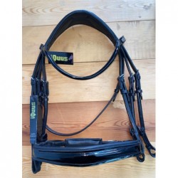 Cabezada iQuus SKYLINE Osaka charol doble rienda