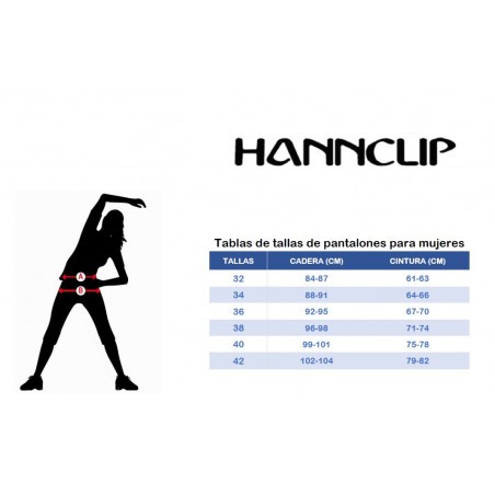 Pantalon Hannclip Mimo mujer - Rodilla silicona