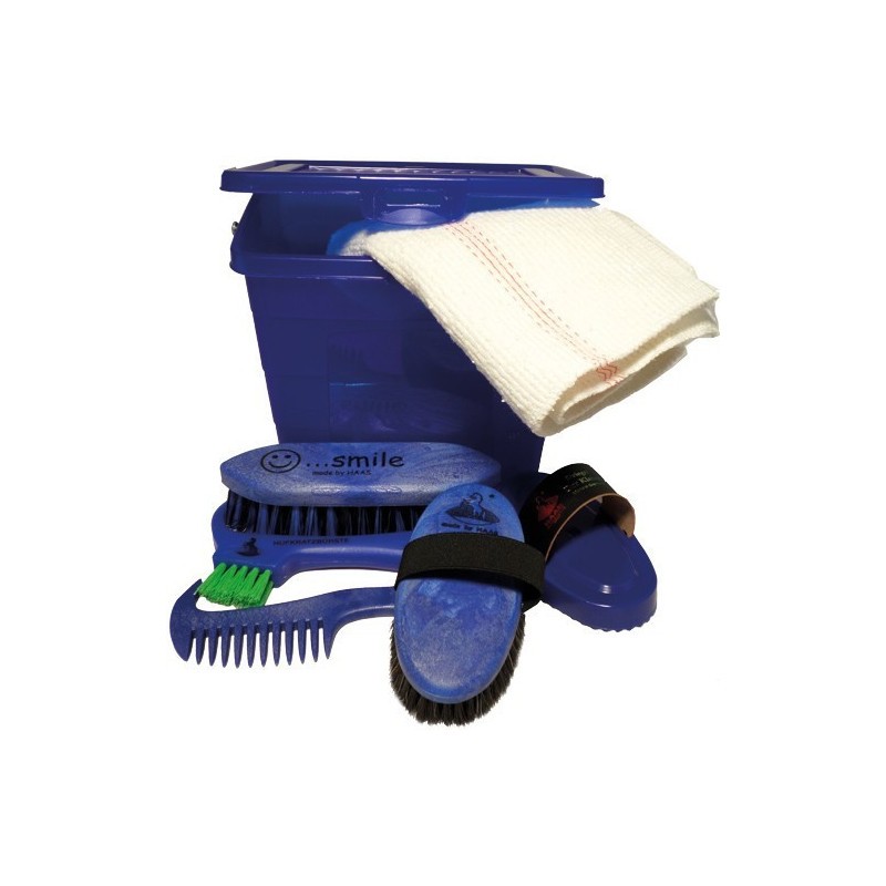 CAJA UTILES HAAS GROOMING AZUL