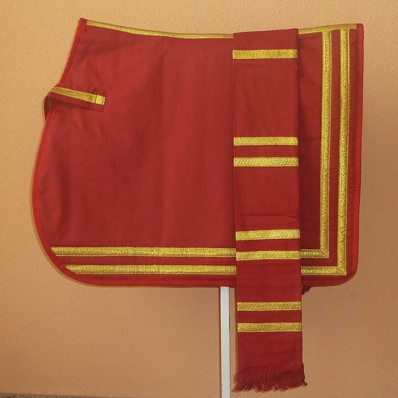 SET MANTILLA ALTA ESCUELA Y MANTA ESTRIBERA