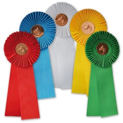 ESCARAPELA 1 COLOR CON CENTRO METÁLICO