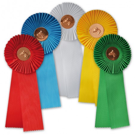 ESCARAPELA 1 COLOR CON CENTRO METÁLICO