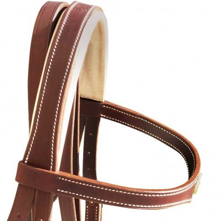 CABEZADA MARJOMAN MODELO LUSITANIA CON TESTERO ACOLCHADO