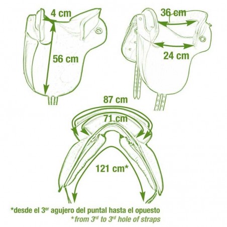 SILLA MARJOMAN POTRERA JEREZ RODILLERA TACO