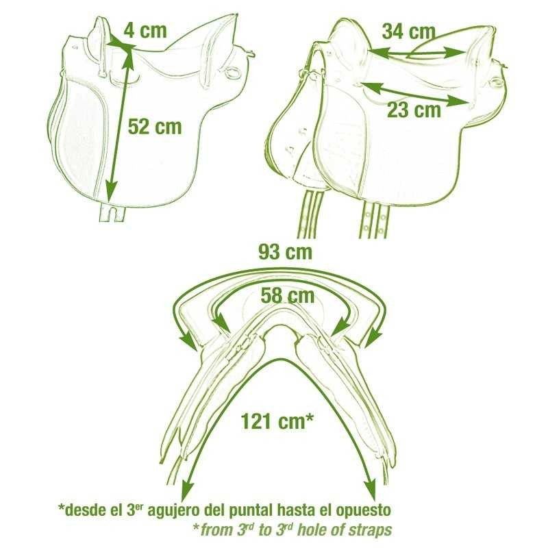 SILLA MARJOMAN POTRERA DE CUERO SILLERO