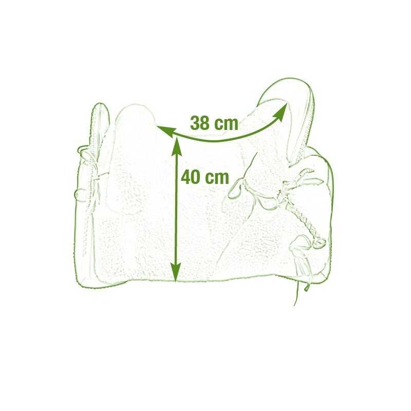 SILLA MARJOMAN VAQUERA MIXTA MOTEADA