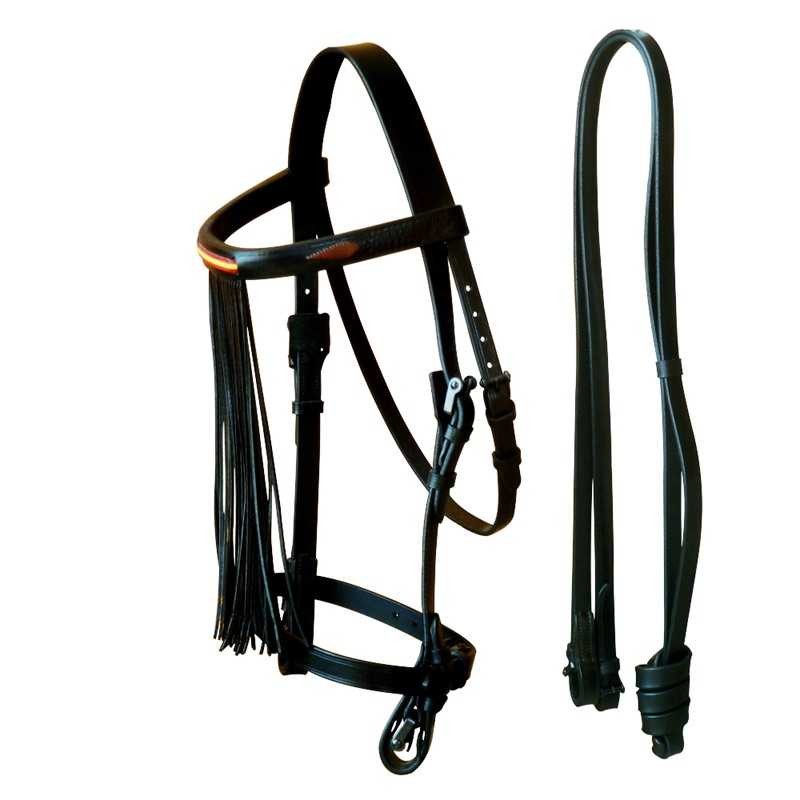 CABEZADA MARJOMAN JEREZANA CON BANDERA