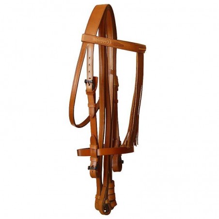 CABEZADA MARJOMAN JEREZANA CON BANDERA