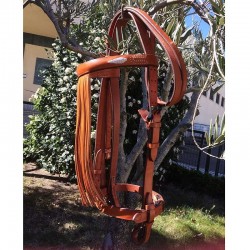 CABEZADA MARJOMAN ESPAÑOLA ARTESANA CON RIENDAS 2