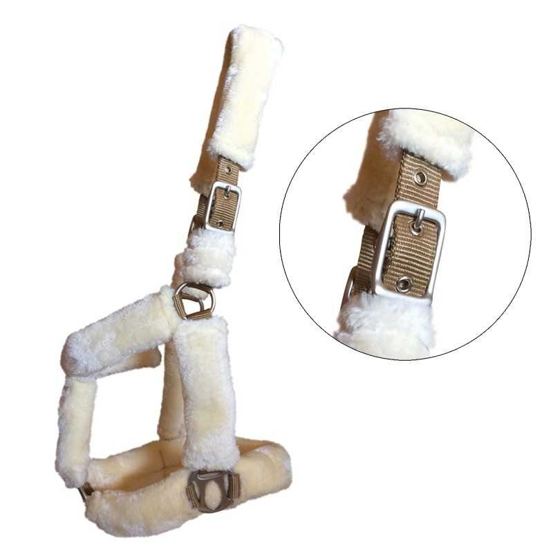 CABEZADA DE NYLON FORRADA DE BORREGUILLO