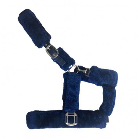 CABEZADA DE NYLON FORRADA DE BORREGUILLO