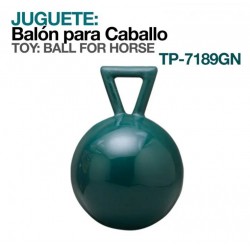 JUGUETE:BALÓN PARA CABALLO TP-7189GN