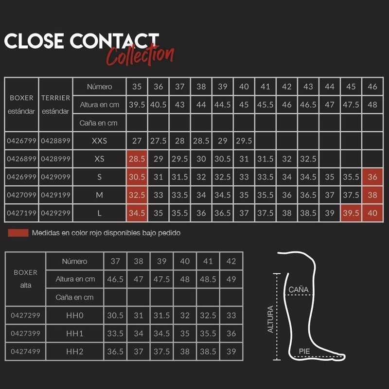 BOTAS TATTINI BOXER CLOSE CONTACT HH1