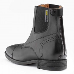 BOTINES DASLÖ GOLD DE CUERO CON CORDONES ELÁSTICOS 2