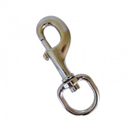 MOSQUETÓN PARA RAMAL NIQUELADO