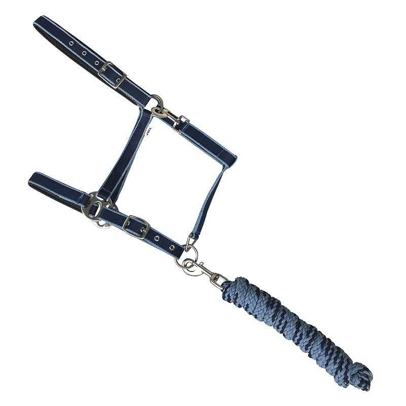 CABEZADA DE NYLON CON RAMAL