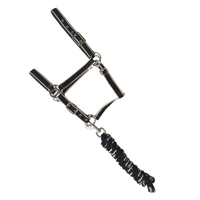 CABEZADA DE NYLON CON RAMAL