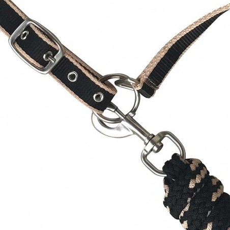 CABEZADA DE NYLON CON RAMAL