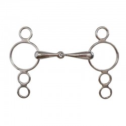 BOCADO PESSOA EMBOCADURA PARTIDA 6 ANILLAS INOX